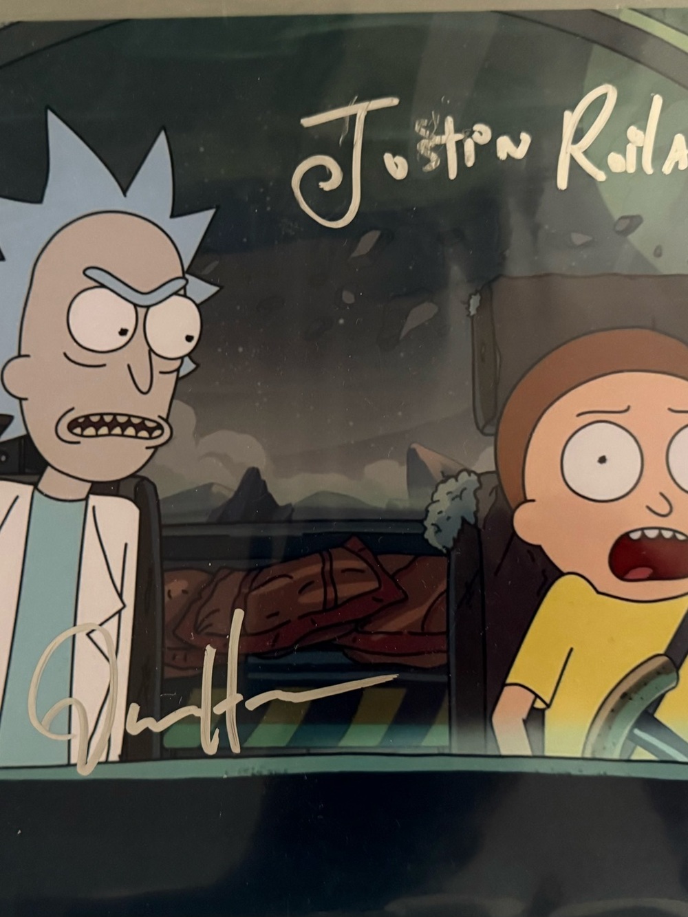 Justin Roiland Signed Rick and Morty Original Photo w/ Real Authentic COA